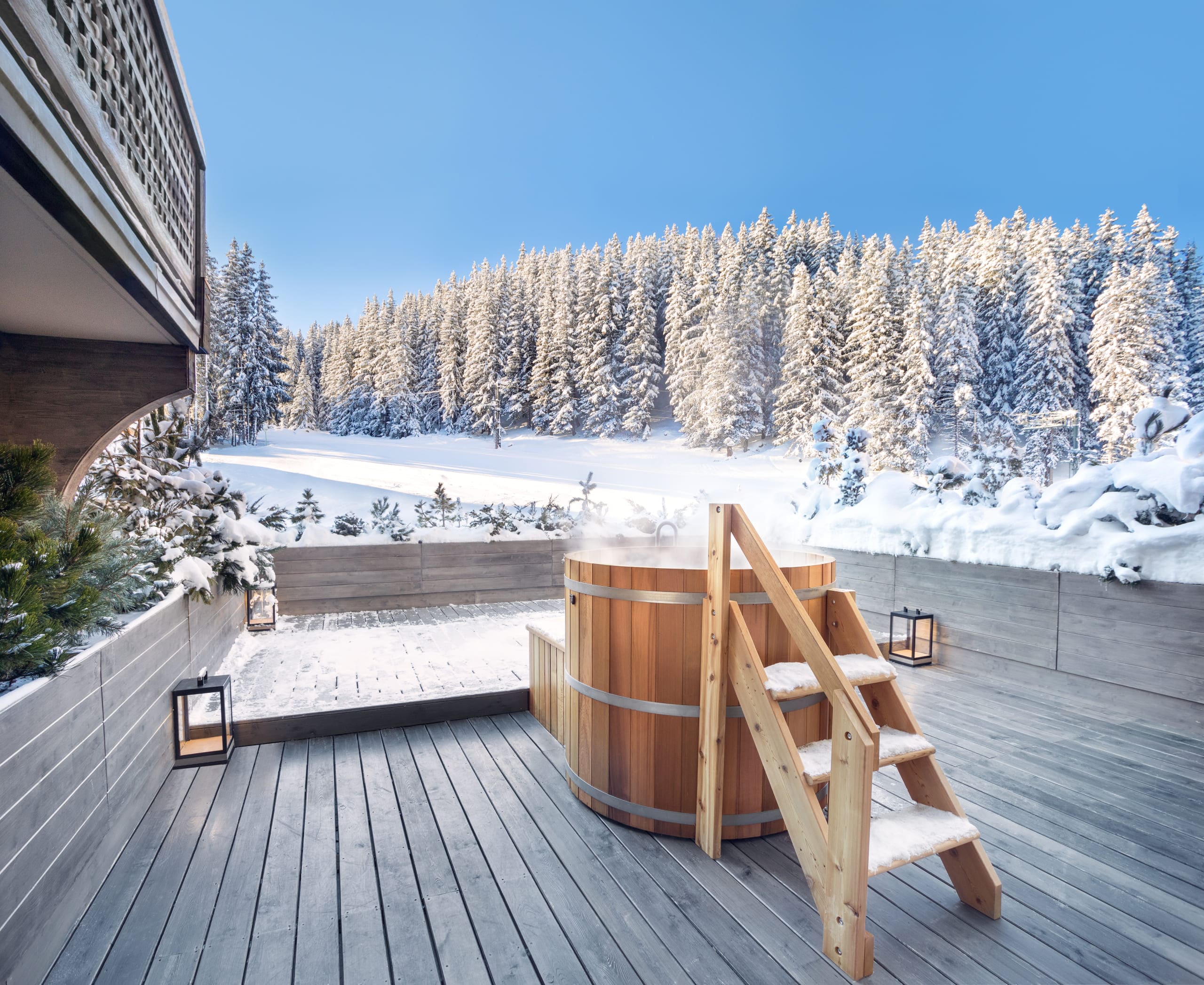 Le Melezin, France - Chambre Ski Piste with Hot Tub_12788