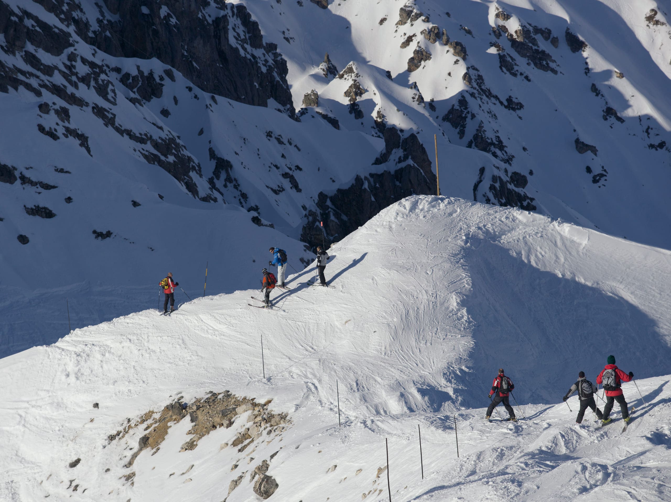 Le Melezin, France - Courchevel Skiing Scene_6407